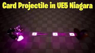 Card Projectile in UE5 Niagara Tutorial | Download Files