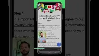 Block All YouTube Ads on iPhone | Free iPhone Ad Blocker for iOS 16 | Luna VPN #shorts