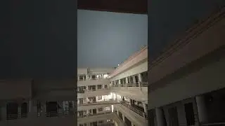 The storm has started and guys are playing football in rain #shorts #storm