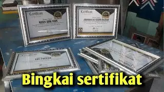 bingkai sertifikat a4