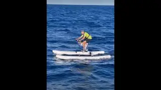 Oleksandr Usyk TRAINING on the WATER BIKE for Tyson Fury REMATCH