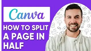 How To Split a Page In Half On Canva -2025 (done in Canva)