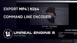 Unreal Engine 5.0.2 | Render h264 mp4 format | ffmpeg | GTX1050ti