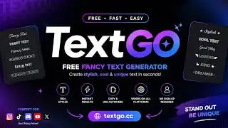 TextGO – Free Fancy Text Generator | Cool Fonts & Stylish Text Online