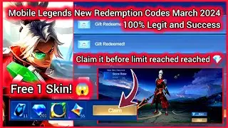 No limit: Mobile Legends New Redeem codes March 30, 2024 - MLBB ALL STAR 2024 Redeem codes Today