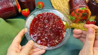 Cu doar 300 g zahar la 1 kg de capsuni – Gem de capsuni fara zahar mult!