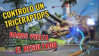 Controlo un Triceratops y ganamos la partida! #exoprimal