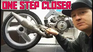 one step closer to a running engine Peugeot Fox Deluxe 50cc Racer