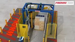 FA7 Stretch Wrapping Machine Animation