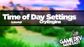 Change Time Of Day Settings in 
