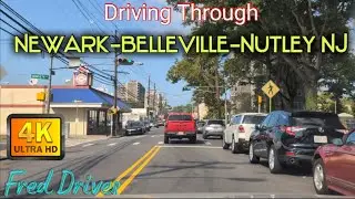 (4K) Driving Through Newark-Nutley-Belleville NJ! #driving #essexcountynj