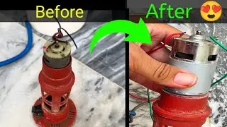 How To Make a Powerful DC Water Pump At Home