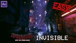 Into the Spider-Verse Invisible Effect Tutorial [After Effects] - EASY!!