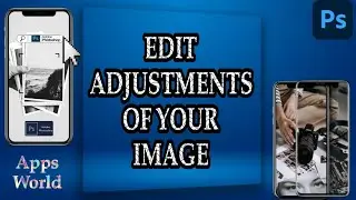 How To Edit Adjustments Of Your Image On Adobe Photoshop App