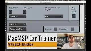 Ear training demo with pitch detection