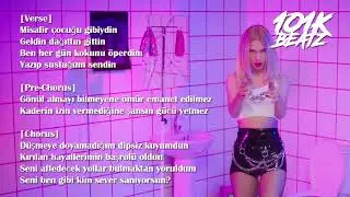 🔥 Emrah Karaduman - Dipsiz Kuyum feat. Aleyna Tilki INSTRUMENTAL/Karaoke (With Lyrics) 🔥
