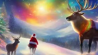 Colorful Santa and His Reindeer: A Magical Christmas Tale | Kids Storytime