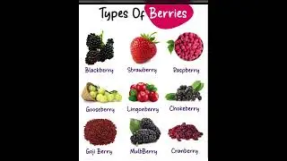Berries-Types of Berries #berries #shorts #ytshorts