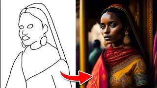 Convert your DRAWINGS into High-Quality IMAGES with AI