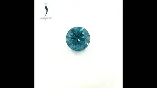 MSX2492 - Fancy Black Diamond 8.09x8.12x5.03 mm Round Brilliant Shape GIA Certificate
