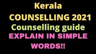 Keys for Kerala Neet Counselling 2021|admission prep