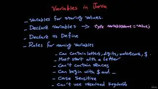 9 Variables in Java theory