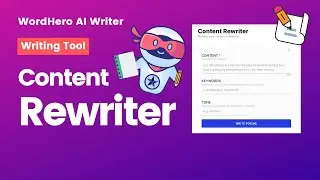 Content Rewriter Update: Rewrite Your Content with Keywords and Tone!