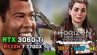 RTX 3060 Ti vs Horizon Forbidden West PC | Stunning Graphics, Incredible Optimization | Benchmark