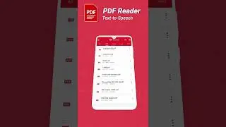 PDF Reader - PDF Text to Speech