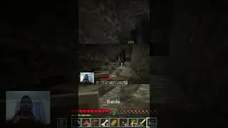 eis que tu acha um diamante  #minecraft #memes