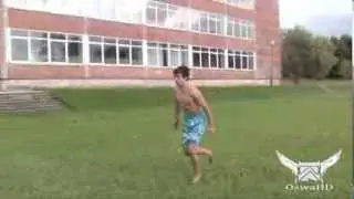 DOUBLE BACKFLIP ON THE GROUND !!!