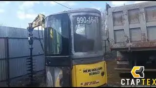 ГИДРОБУР | ЯМОБУР | ГИДРОВРАЩАТЕЛЬ НА МИНИ ЭКСКАВАТОРЕ