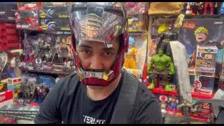 Iron man helmet. Шлем железного человека.钢铁侠头盔。