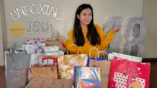 UNBOXING GIFTS (18TH BIRTHDAY)