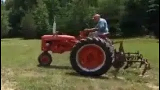 Working the garden with the Super C and 140