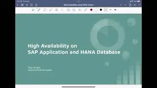 SAP High Availability on application and HANA database