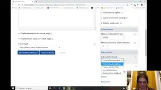 Creating a discussion board in moodle