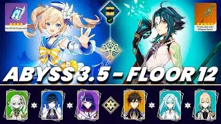 Spiral Abyss 3.5 | C6 BARBARA Hyperbloom & C0 XIAO Triple Anemo | Floor 12 9 Stars | Genshin Impact