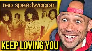 Rapper FIRST time REACTION to REO Speedwagon - Keep on Loving You !! He looks like Rob Dyrdek...