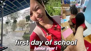 FIRST DAY OF SCHOOL *junior year edition* | Milana Blogs
