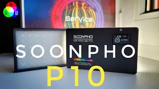 Soonpho RGB P10 светодиодный, портативный светильник для фото и видеосъемки.