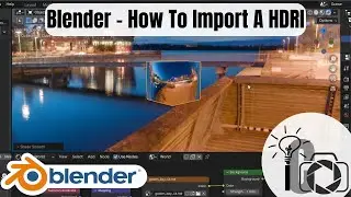 Blender - How To Import And Rotate A HDRI 4K