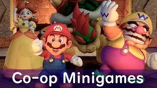 Super Mario Party All Co-op Minigames