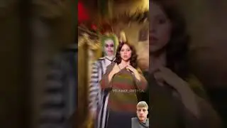 Beetlejuice in Shock!😳💀 #beetlejuice#fakeortega #shorts #netflix #halloween