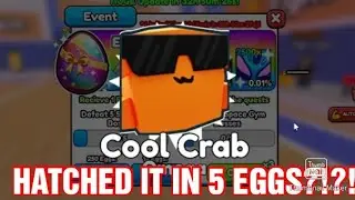 I HATCHED COOL CRAB IN ARM WRESTLE SIMULATOR ON CAM💪