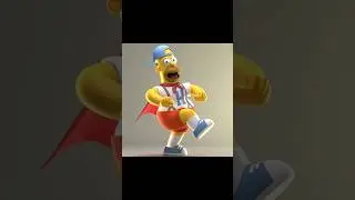 hOMERO 3d  #tutorial #modelo3d #3dart #tazos #thesimpsons #shorts  #blender3d # #art #impresion3d