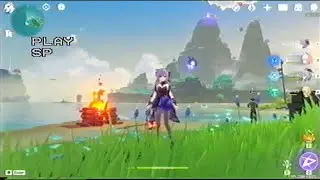 Genshin Impact on a real VHS