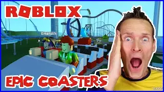 Riding Coasters with a Friend / Roblox Theme Park Tycoon