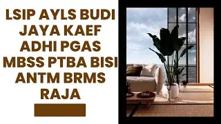 Saham LSIP AYLS BUDI JAYA KAEF ADHI PGAS MBSS PTBA BISI ANTM BRMS RAJA Teknikal Analisis 27 Mei 2022