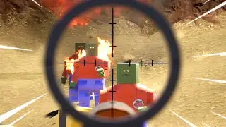 ZOMBIE APOCALYPSE in BRICK RIGS